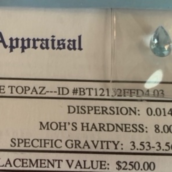 Create that Special Piece of jewelry with Genuine Certified Blue Topaz Gemstone - Picture 6 of 10